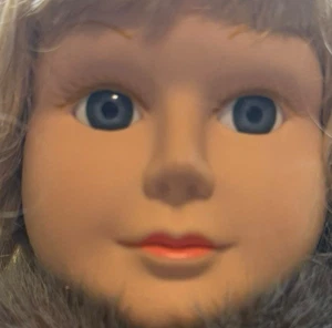 Animated Motionette Village Christmas Caroler Girl Candle Light Red Coat Holiday - Picture 1 of 16