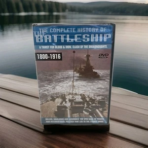 Complete History Of Battleship 1800-1916 Thirst For Blood & Iron DVD Sealed NEW - Foto 1 di 7