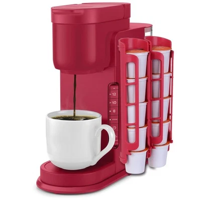 Soporte para cápsulas de café para Kerig Kcup, montaje lateral rojo K taza almacenamiento, cápsula de café o... Foto 1 de 4