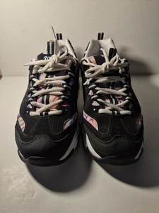 Sketchers D'Lites Negro Verano Fiesta Espuma con Memoria Atlético Para Mujer Talla 11 - Imagen 1 de 9