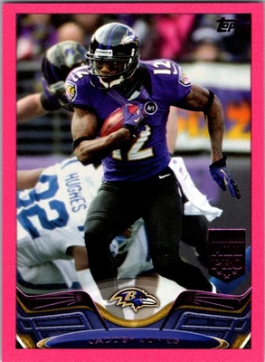 2013 Topps #385 Jacoby Jones Pink #/399 - Image 1 of 2