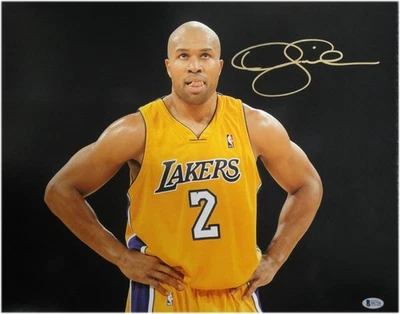 Derek Fisher Hand Signed Autographed 16x20 Photo Hands On Hip BAS Beckett - Image 1 of 2