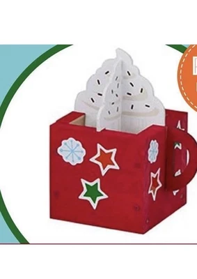 Taza de cacao de vacaciones Home Depot Kids Workshop con alfiler proyecto de diciembre de 2025 hágalo usted mismo Foto 1 de 4