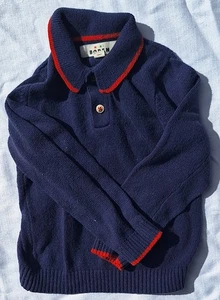 Mini Boden maglione blu navy manica lunga bambino 4-5 anni - Foto 1 di 5
