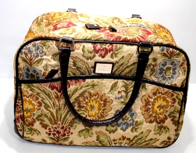 liz claiborne wheels carry on tapestry bag luggage - Image 1 of 4