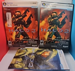 Halo 2 (PC, DVD-ROM, 2007) With Slip Cover CIB Complete In Box With Manual - Picture 1 of 8