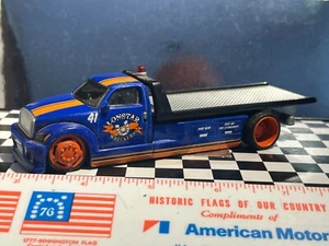 1/64 INTERNATIONAL LONESTAR HAULER ROLLBACK BLUE M14 - Picture 1 of 5