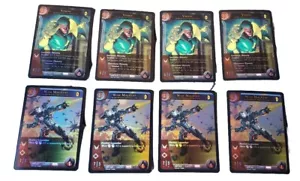 VS System Marvel (4x War Machine VSP-007) & (4x Vision VSP-006) Foil Holo Promo - Picture 1 of 2
