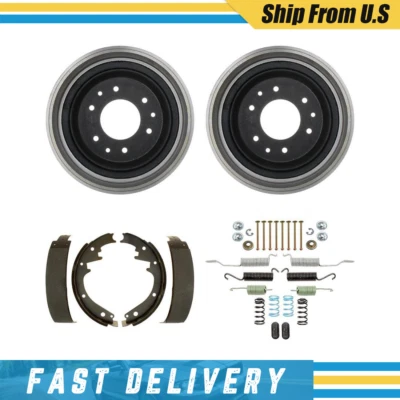 Подходит для 1964-1966 GMC I1000 передние барабаны тормозные колодки и комплект пружин оборудования - Изображение 1 из 4