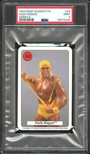 Hulk Hogan 1993 WWF Quartetts Series 6 GERMAN WRESTLING CARD PSA 9 WWE TOP POP 2 - Picture 1 of 2
