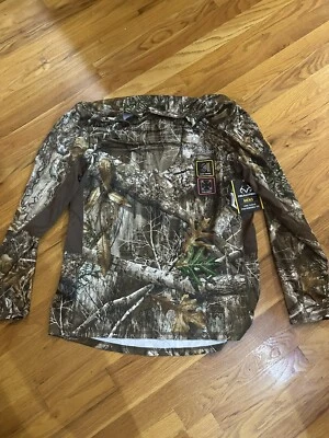 Realtree Mens Camo Long Sleeve Performance Tee- New- Size L (42-44) - Image 1 of 2