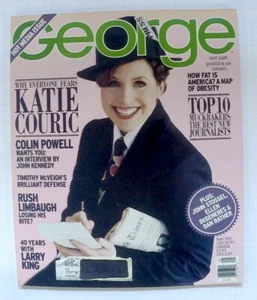 George Magazine May 1997 Katie Couric Larry King Colin Powell - Picture 1 of 4