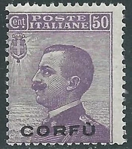 1923 KORFU BILDNIS 50 CENT POSTFRISCH ** - RF26-3 - Bild 1 von 1