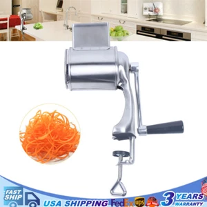 Trituradora de Coco Rotativa Rallador de Queso Molinillo de Verduras Manual Acero Inoxidable - Imagen 1 de 12