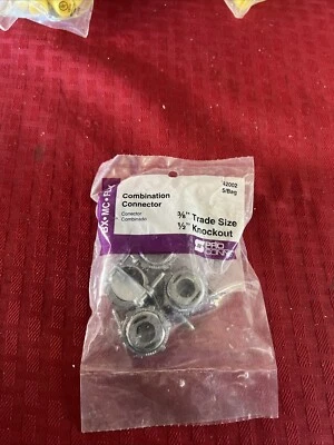 Комбинированный разъем Sigma ProConnex 3/8 дюйма торговый нокаут 1/2 дюйма 42002 - Изображение 1 из 2