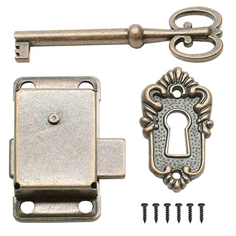 Cabinet Cupboard Decorative Lock, Furniture Lock Vintage Lock Cover