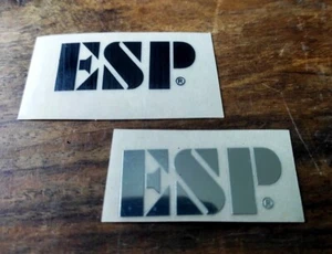 LOGO ESP pour tete de guitare / ESP GUITAR HEADSTOCK LOGO STICKER - Imagen 1 de 4
