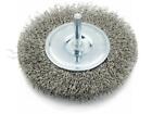 4in Circular Grinding Steel Wire Brush Shank Rust Weld Spatter Remover for Drill