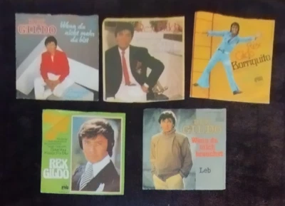 SB56: 10 x Rex Gildo 7" Singles VG VG+ Sammlung Jukebox Kult Schlager Party - Bild 1 von 2