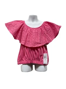 Neu mit Etikett Jessica Simpson Mädchen rosa Top Gr. M (8/10) - Bild 1 von 5