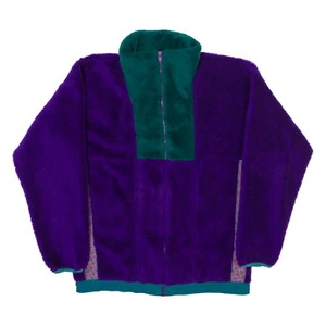 HELLY HANSEN Fleece Lined Girls Fleece Jacket Purple Colourblock 16Y - Picture 1 of 6