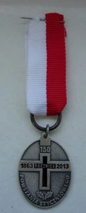 POLISH POLAND JANUARY UPRISING COMMEMORATIVE MEDAL, 150TH ANNIVERSARY - Picture 1 of 3
