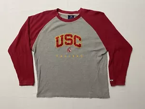 VTG Pro Player USC Trojans Men's 90s Embroidered Long Sleeve Sweatshirt Size L - Picture 1 of 8