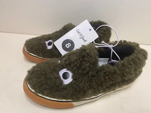 Cat & Jack Geraldo Sherpa Monster Slip On Sneakers Shoes Toddler Boys size 8 - Picture 1 of 4