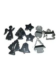 Lot 9 vintage cookie cutters - Picture 1 of 2
