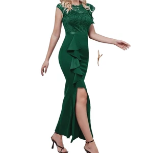 MissMay Emerald Green Formal Wedding Bridesmaids Gown Size S - Picture 1 of 15