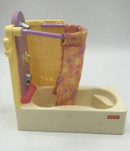 Inodoro ducha Fisher Price Loving Family casa de muñecas baño - Imagen 1 de 11