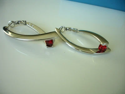 Pierre Lang Ohrringe  RH silber  Zirkonia - Bild 1 von 2