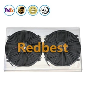 Ventilador + cubierta radiador eléctrico 2X16" para Chevy C/K 2500 3500 Suburban 1994-2000 96 - Imagen 1 de 12