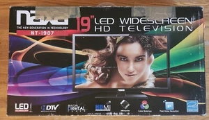 NAXA 19″ Class LED TV and Remote (NT-1907) New Open Box No Remote, No Ac Plug - Picture 1 of 1