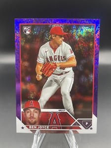2023 Topps Update Ben Joyce Purple Foil Rookie /799 Los Angeles Angels