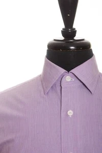 Mastai Ferretti Lavender Pinstripe Shirt 6508 - Picture 1 of 5