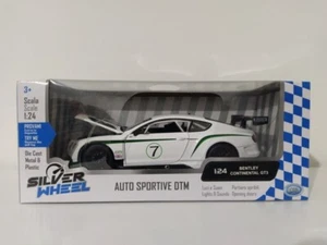 Bentley Continental GT3 - Silver Wheel 1:24 GM Shop - Foto 1 di 1