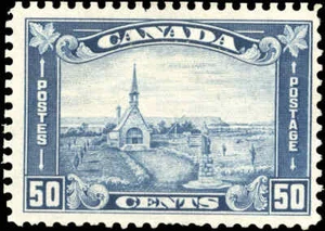 Canada 50c Scott #176 Mint H F+ OG 1930 King George V Arch/Leaf Stamp - Imagen 1 de 2