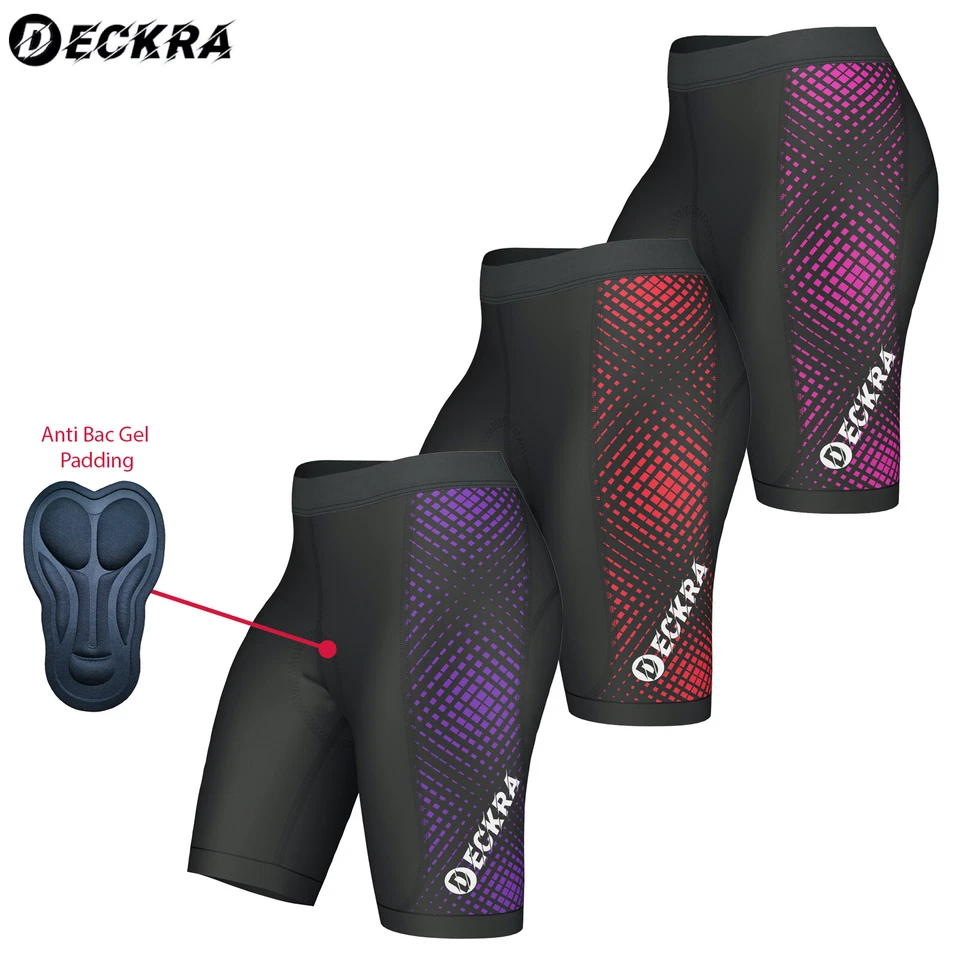 Cycling Shorts Womens Gel Padded MTB Riding Bicycle Knicks Ladies Chamois Pants - image 1 of 2