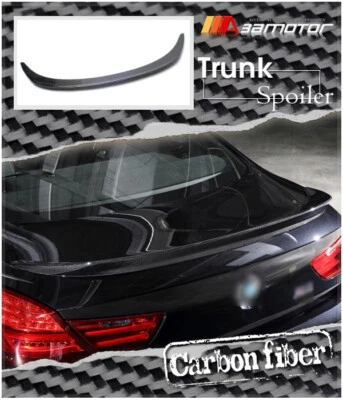 Carbon Fiber 3D Rear Trunk Spoiler fits 2012-19 BMW F06 6-Series Gran Coupe / M6 - Image 1 of 4