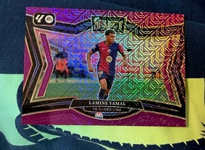 2024-25 SELECT PURPLE MOJO PRIZM REFRACTOR #214 LAMINE YAMAL RC SP GEM MINT - Picture 1 of 3