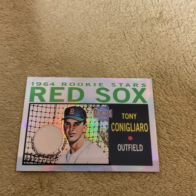 2001 Topps Archives Reserve - Rookie Reprint Relics Tony Conigliaro #ARR2 (MEM) - Image 1 of 2