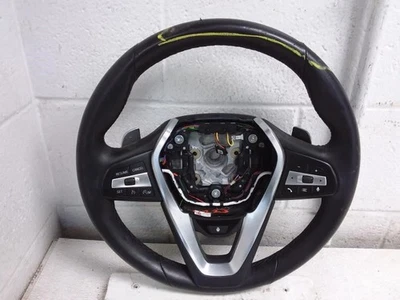2021 BMW X5 Black Leather OEM Steering Wheel Heated  - Image 1 of 4