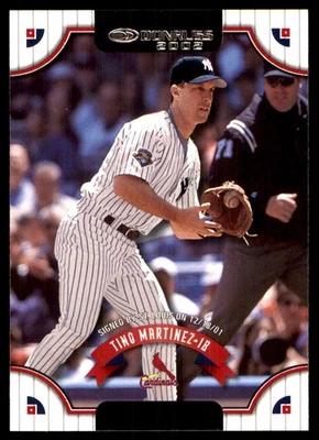 Tino Martinez 2002 Donruss #22 Cardinals MLB LEER ENVÍO GRATUITO AutographDen Foto 1 de 2