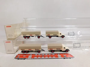 DW879-0.5# 2x H0 1:87 855 05 36 Flatbed Truck Magirus Fulda Mint Box - Picture 1 of 5