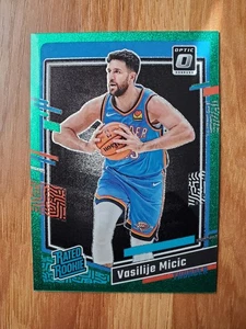 2023-24 Donruss Optic Vasilije Micic Rated Rookie Green Glitter 6/77 #208 OKC - Bild 1 von 3