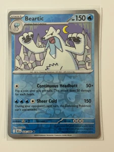 2025 Pokemon Black Bolt English BLK EN 026/086 Beartic (Reverse) - Picture 1 of 2