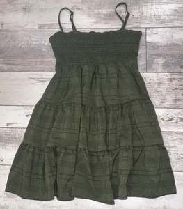 H&M Sleeveless Dress Spaghetti Strap Sundress size M medium - Green - NEW      B - Picture 1 of 6