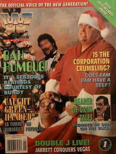 WWF Magazine Bam Bam Bigelo Paul Bearer Ted Dibiase January 1995          C - Bild 1 von 15