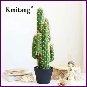 Piante Tropicali Grande Albero di Cactus Artificiale Casa Interno Pianta Finta Succulenta - Foto 1 di 27